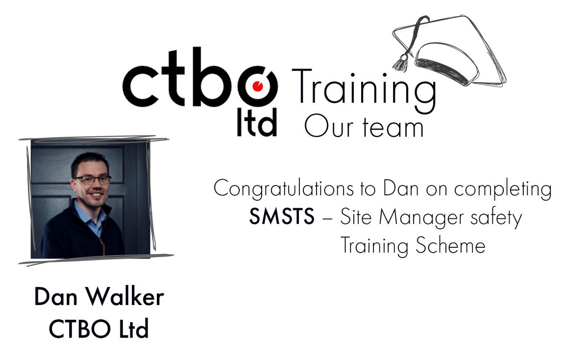 CTBOLimited's tweet photo. Congratulations Dan on completing safe working onsite  training #AVtraining #AVprofessionalservices #smsts https://t.co/KINwcpPiDd
