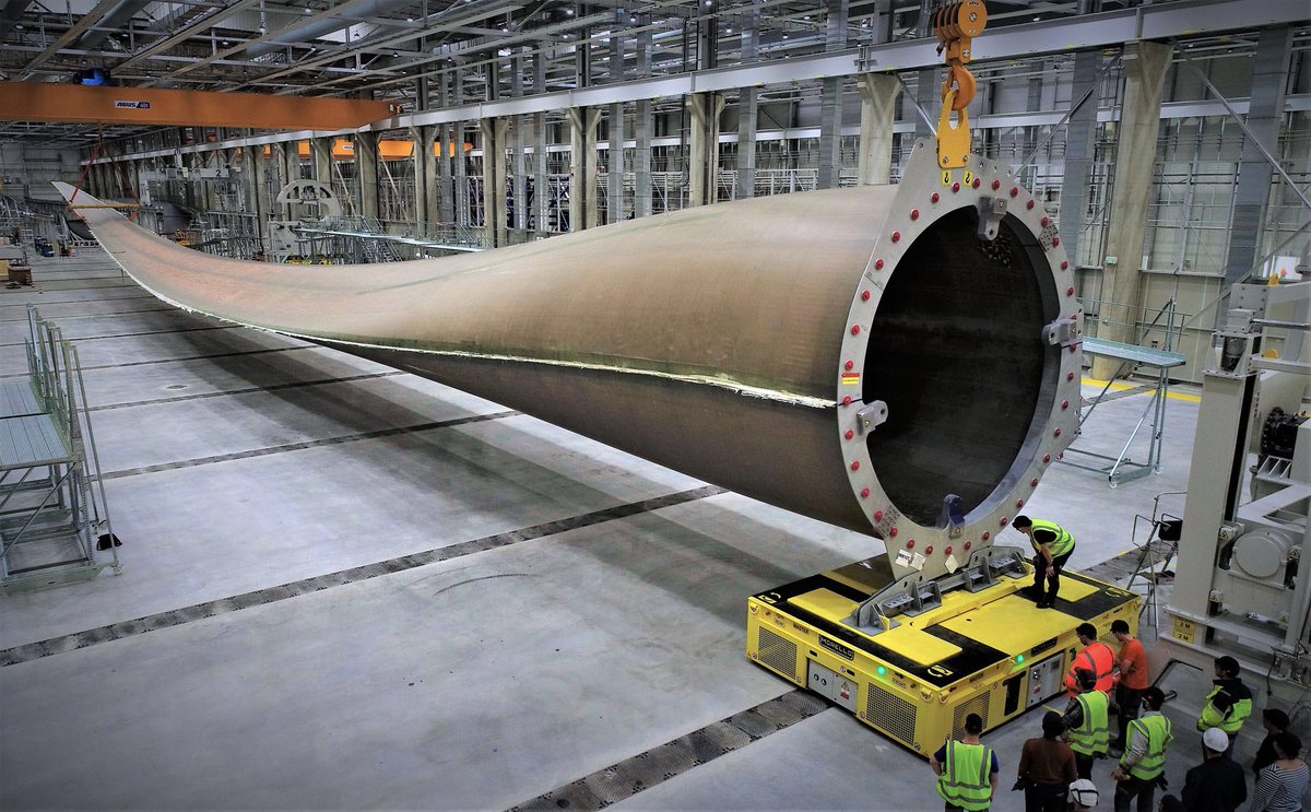 Today we are thrilled to announce that we have produced the world’s largest wind turbine blade ! The Haliade-X 12 MW 107-meters blade has completed the molding process at our factory in Cherbourg, France. Read more here: lmwindpower.com/en/stories-and…