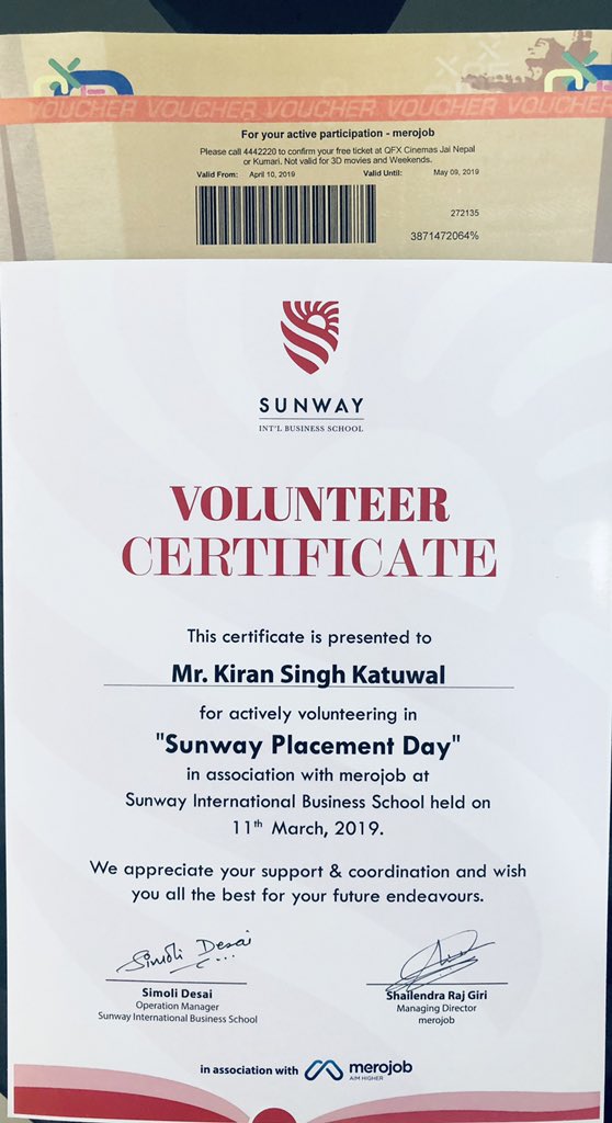 kiran__katuwal's tweet photo. #Sunwayians #First_Experience https://t.co/RqwL2TKUfB