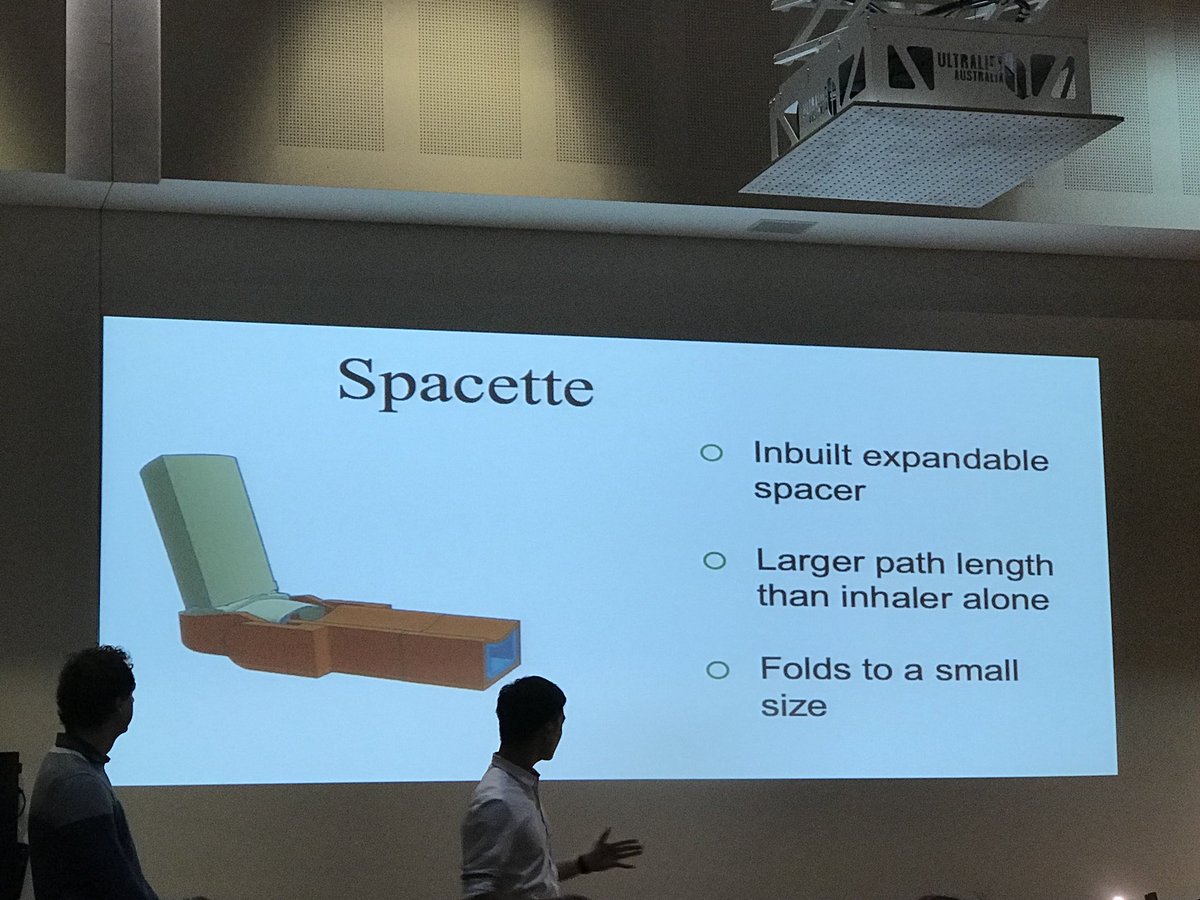 JasamineCB's tweet photo. @ozvascdoc @ResPlat @Austin_Health @3dmedLab @GHJChen @mdpprogram @engunimelb @JongEric @unimelb @UnimelbBME @UniMelbMDHS Increasing the compliance of asthmatics with a pocket friendly spacer device. Who wants to carry around a bulky spacer? #3Devices @ResPlat @UnimelbBME @UniMelbMDHS @3dmedLab https://t.co/GVMFgnAlnV