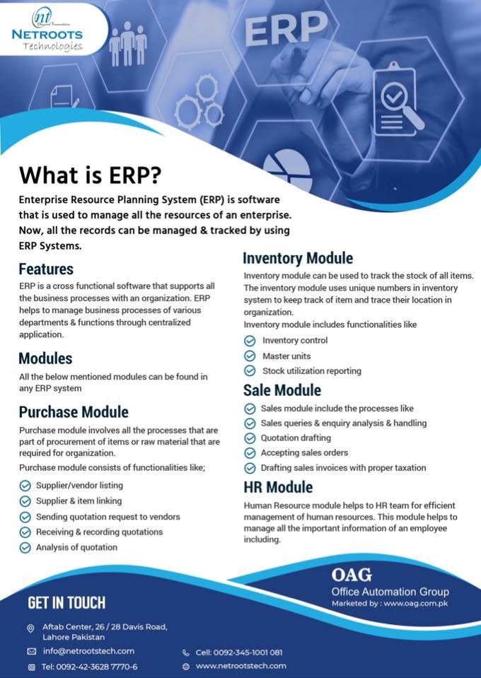 ausafa's tweet image. ENTERPRISE RESOURCE PLANNING BASICS
buff.ly/2Gvmaqy

#enterpriseresourceplanningsoftware
#besterpsoftware
#erpprogram
#listoferpsoftware
#top10erpsoftware
#toperpsoftware
#erpsolutions
#erppackages
#smallbusinesssoftware
#businessaccountingsoftware
#accountingsoftware