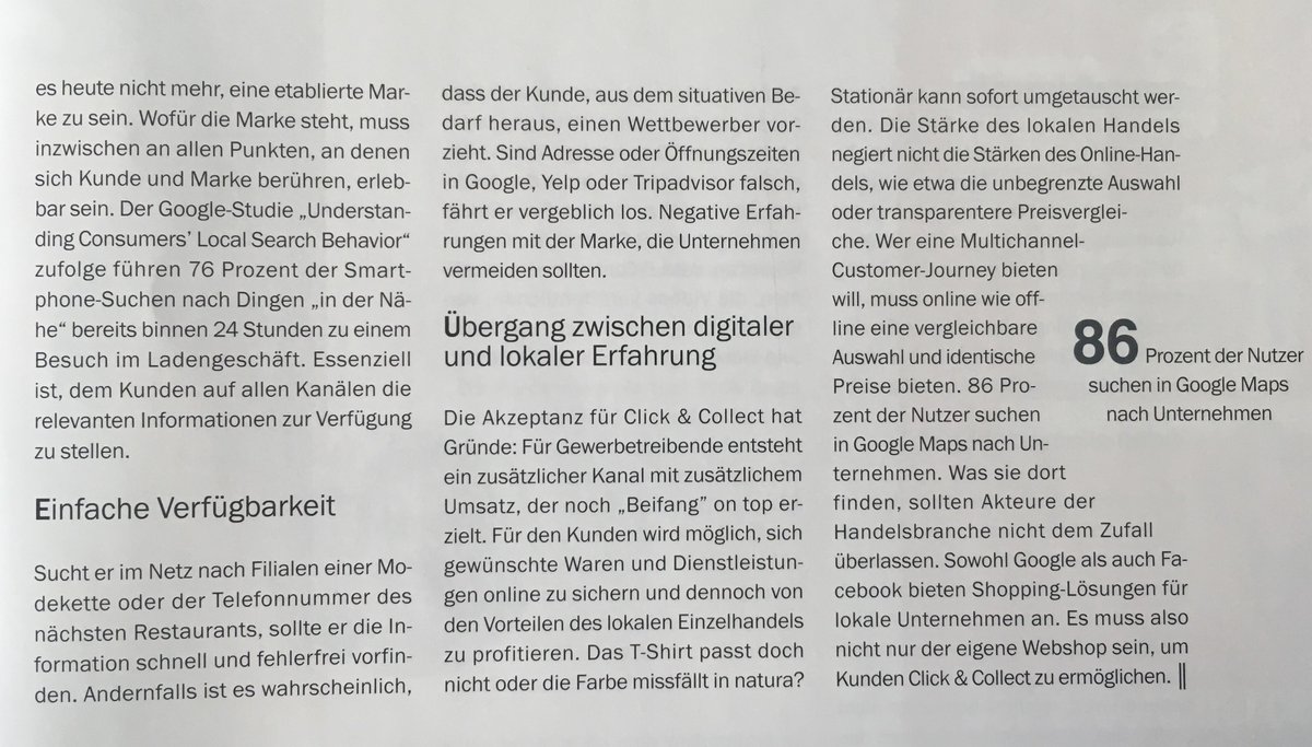 DACGroupDE's tweet photo. Alle kaufen nur noch online, ins Geschäft geht keiner mehr? Stimmt so nicht. Der stationäre Handel profitiert sogar von Online-Angeboten. Wie genau, beschreibt @richter_dac im aktuellen @e_commerce_mag #wernichtliefertistgeliefert #e-commerce magazin #dacgroup https://t.co/MLBWyIdxZ9