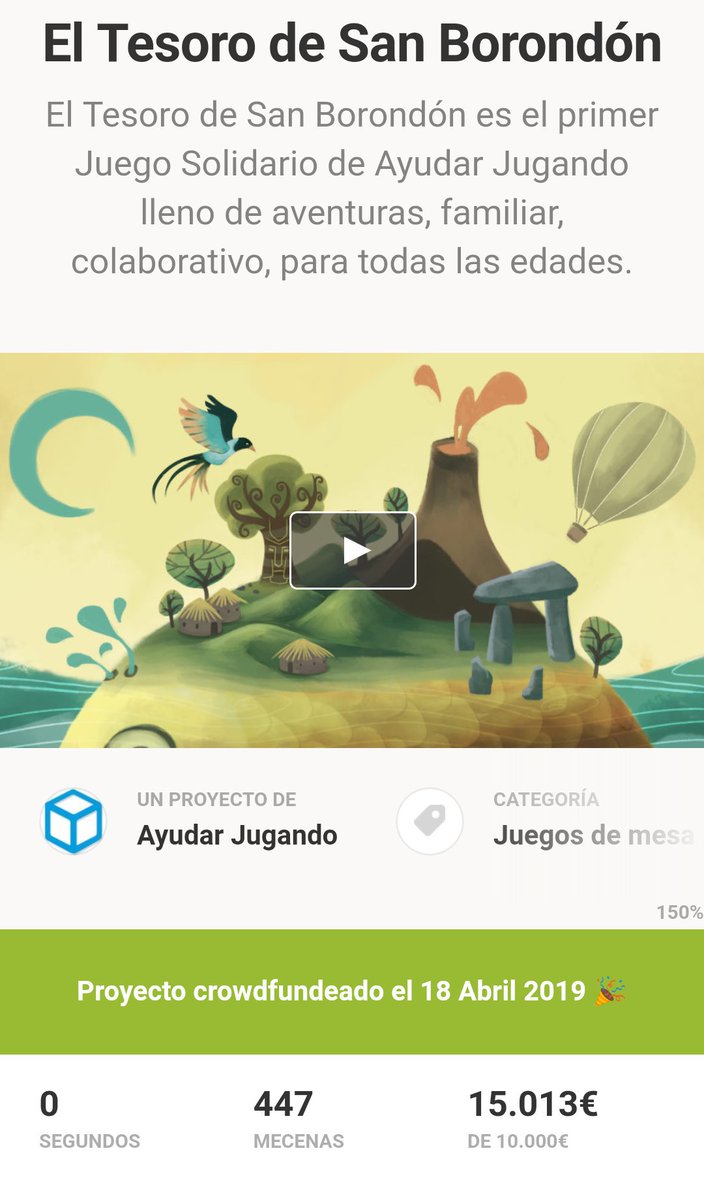 ayudarjugando's tweet photo. Tras varios años de preparación y 40 intensos días de @verkami, hemos conseguido todos los objetivos propuestos. 

Toda la Junta de AJ estamos emocionados por la cantidad desbordante de cariño que habéis proyectado.

Muchas gracias!!!!

Y ahora, a por la segunda parte! https://t.co/fV4vfqKTAU