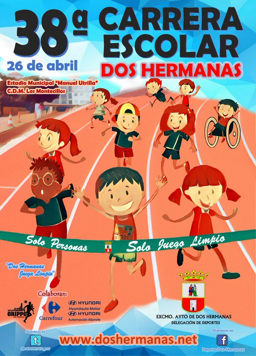 38ª Carrera Escolar 2019 doshermanas.tuciudadhoy.com/38a-carrera-es…