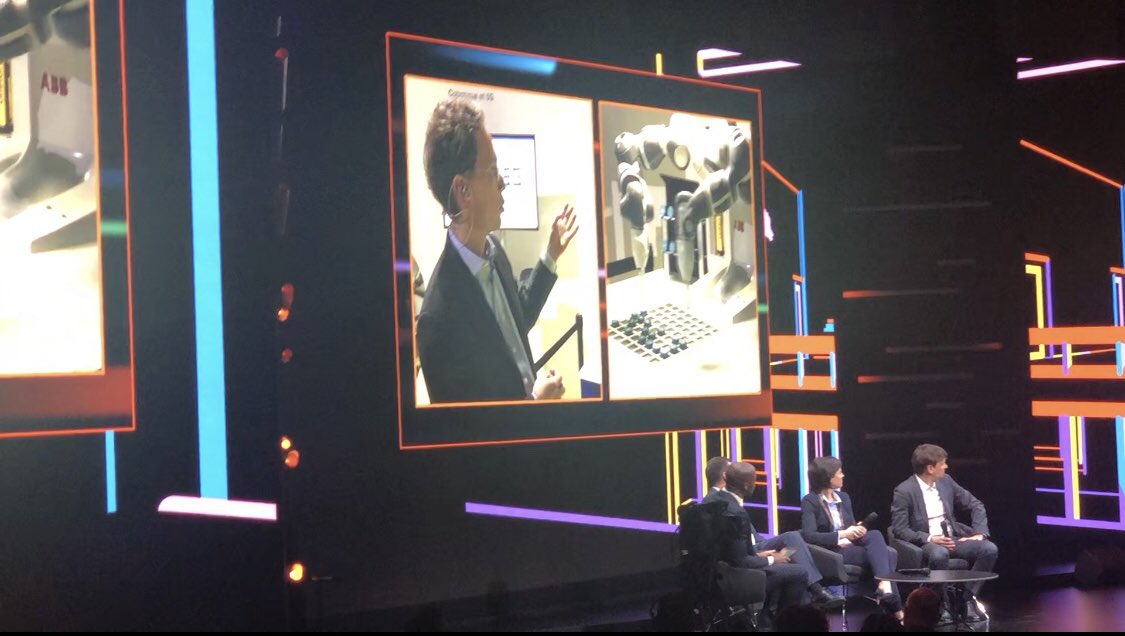 ValerieCussac's tweet image. #OBSummit la 5G au service des besoins de l’industrie du futur. @olivier_wd @marc_dufayet @orangebusiness