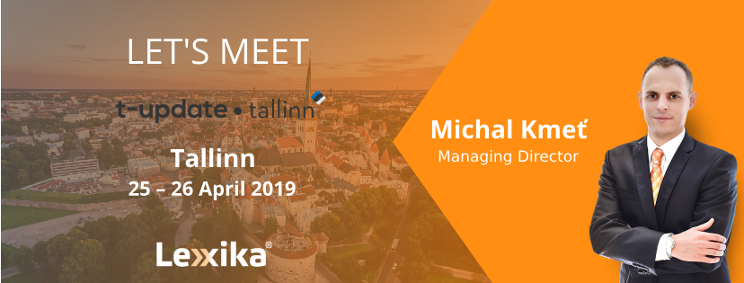 lexika_sro's tweet photo. Meet our Managing Director @michalkmet at #tupdate19 next week in #Tallinn. https://t.co/sG43ODMT0E