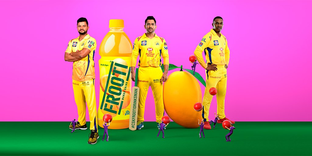 Frooti's tweet photo. #Frooti &amp; @ChennaiIPL are searching for the next #CSKFrootiDrinksman for every match held in Chennai! Winners get free hospitality match tickets &amp; a chance to meet the team! Post a photo/video explaining why you are the best for the Drinksman title &amp; tag your friends. https://t.co/3IoO6mOspK