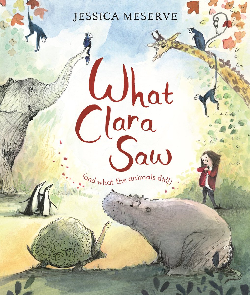 MacmillanKidsUK's tweet photo. Can a chimp chat, or a tortoise feel teary? Do animals help each other? Mr Biggity says no, but young Clara isn’t so sure!

Out today, this beautifully illustrated picture book by Jessica Meserve will make sure you never underestimate animals again! https://t.co/u3apF7CRcy