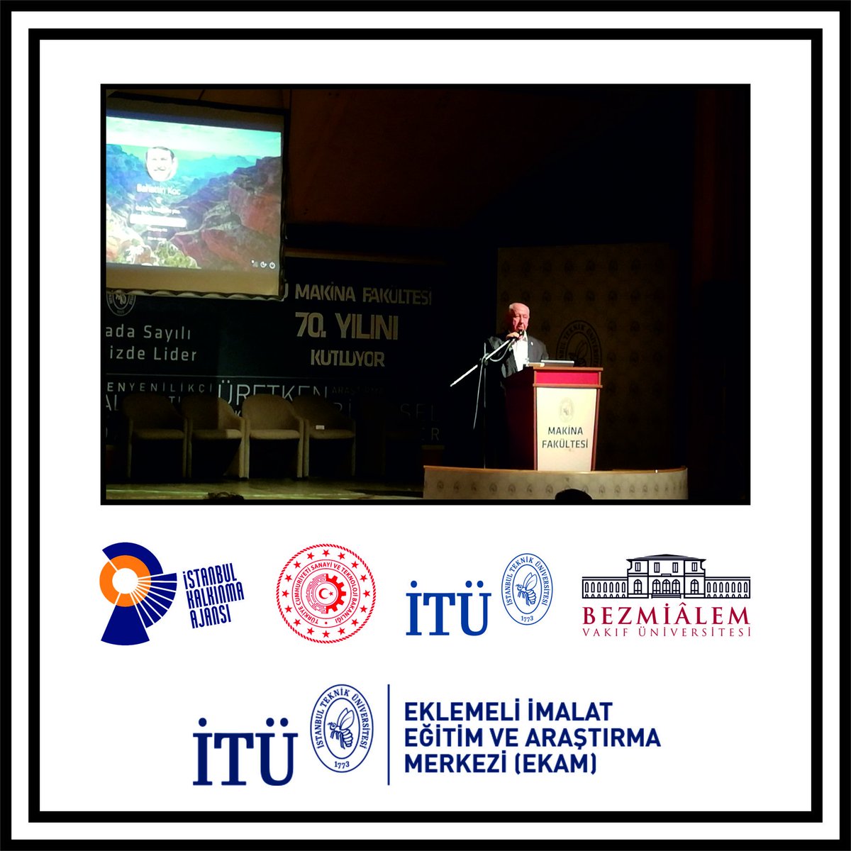 İTÜ Makina Fakültesinin organize ettiği "12.Dr. Cavit ÇITAK Teknoloji Konferansı " 17 Nisan 2019 Çarşamba günü Dekanımız Prof.Dr. M. Alaittin Arpacı , Çıtak Ailesinin değerli katılımı ve Prof.Dr. Bahattin KOÇ'un sunumuyla gerçekleştirilmiştir. #ISTKA #yenilikçiistanbul #İTÜ
