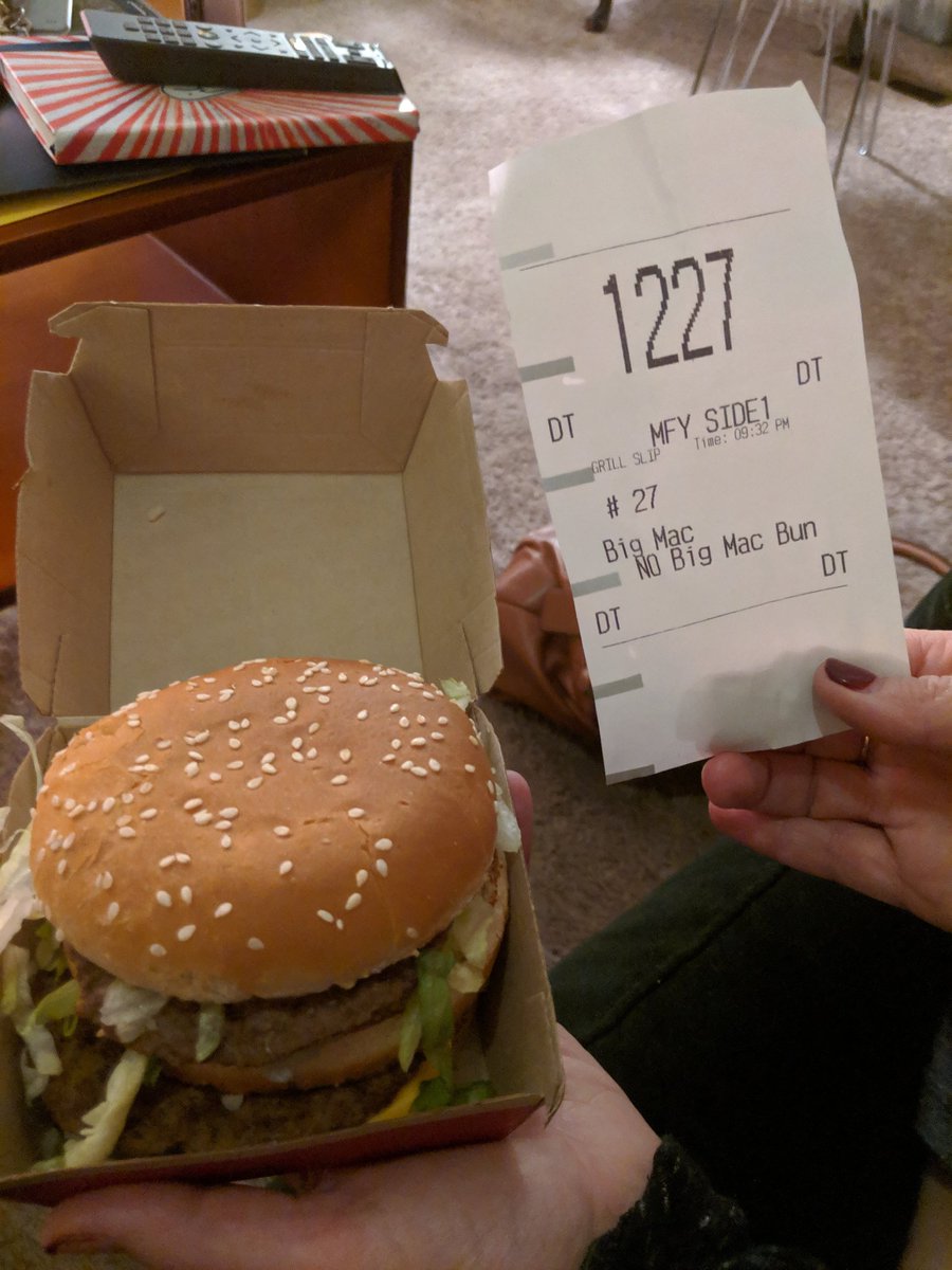 richiep's tweet photo. You had one job. No Big Mac Bun.. @McDonalds https://t.co/5CvQ9doSZw