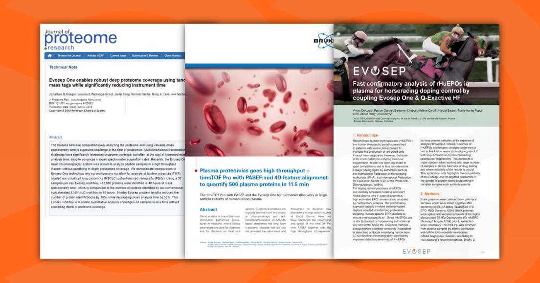 EvosepBio's tweet photo. We have updated our Literature Room with the latest material on fast and robust proteomics with Evosep One: https://t.co/9C6mIV8o97
#newworkflows #proteomics https://t.co/3WcBRqAqY6