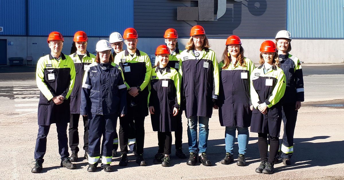 SariIdman's tweet photo. It had been way too long since my last visit to #SSAB Hämeenlinna! Thank you @JaanaHenttonen for hosting our team and guests from @dingletweet. The home of #Docol and #GreenCoat delivered again 👌☀️ https://t.co/3BOEejGdmU