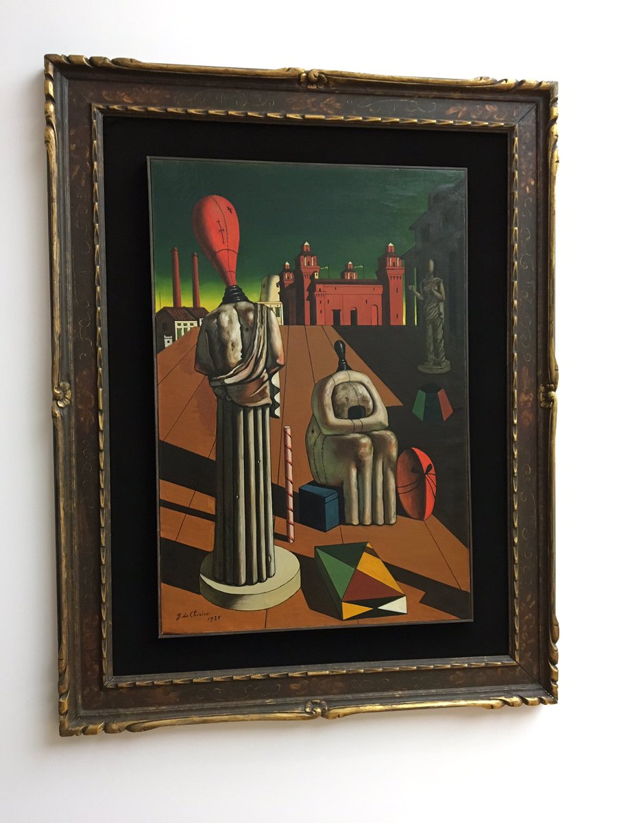 42 le opere de De Chirico su 102 opere in mostra alla GAM ne #lamiatorino sino al 25 agosto! <a href="/FondToMusei/">Fondazione To Musei</a> <a href="/turismotorino/">Turismo Torino</a> @chieleon <a href="/DanielaBroglio/">Daniela Broglio</a> #torino #mostre #dechirico