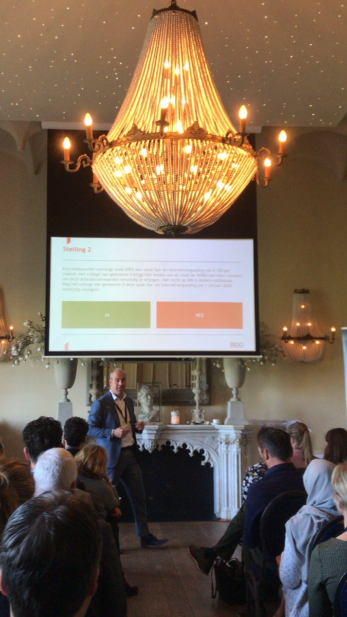 @BramHautvast #kasteeldeschaffelaar #bbdebat met ja of nee stellingen over de wet normalisering rechtspositie ambtenaren (Wnra)