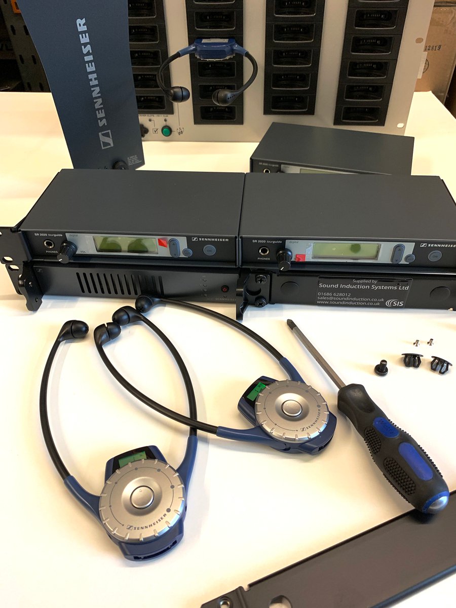 SennsisTG's tweet photo. Preparing a Sennheiser 2020-D tourguide system so it is 'Plug and Play' for a system integrator to install #sennheiser #tourguidesystems https://t.co/zmKjEeFtU1
