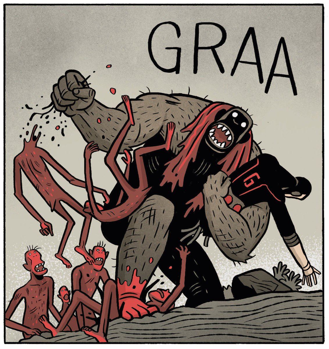 Le génie de @LucVarela (dessin et couleurs) &amp; @DAgrimbau (scénario) dans "L'Humain", à paraître @EditionsDargaud en août. 