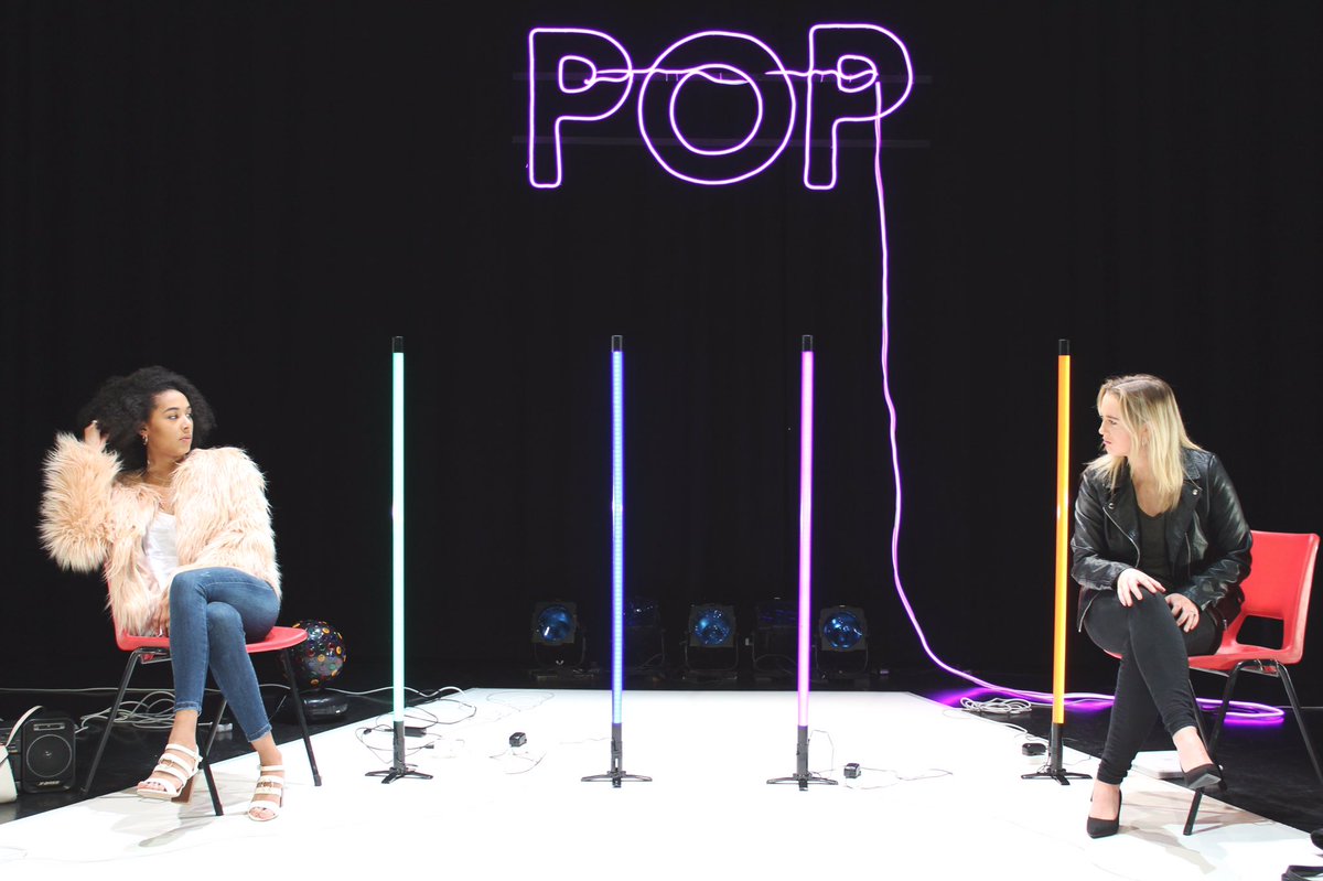 EventHorizonCo's tweet photo. #POP @unitytheatre 
Written &amp; Directed by @sherriffhammond 
Designed by @KirstySBarlow 
Sound by @amoodycloud 
Produced by @SophiElliott 
Abbi @KatieGeorge_ 
Beth @lozfoster__ 
📸 by @lauraenoble 🙏
#Theatre #NewWriting #Liverpool https://t.co/6bXk8Nki8K