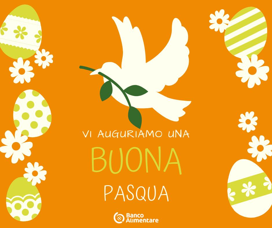 🐣🐇🕊 Il  presidente Luigi Nigliato, i membri della governance, il direttore  Cosimo Trivisani, lo staff e i volontari augurano a tutti Buona Pasqua!  Il magazzino del Banco Alimentare dell'Abruzzo rimarrà chiuso venerdì 19, lunedì 22, giovedì 25 e venerdì 26 aprile. 🐣🐇🕊