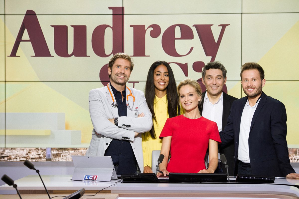 TF1Pro's tweet photo. #Audiences 

✅@AudreyAndCoLCI présenté par @audrey_crespo est 2ème chaine d’info avec 2,5% de PdA

✅@24hPujadas présenté par @DavidPujadas réalise le record historique de la case auprès des ICSP+ à 2,2% PdA 

#La26 #LCI #Info https://t.co/CEylc60QAx