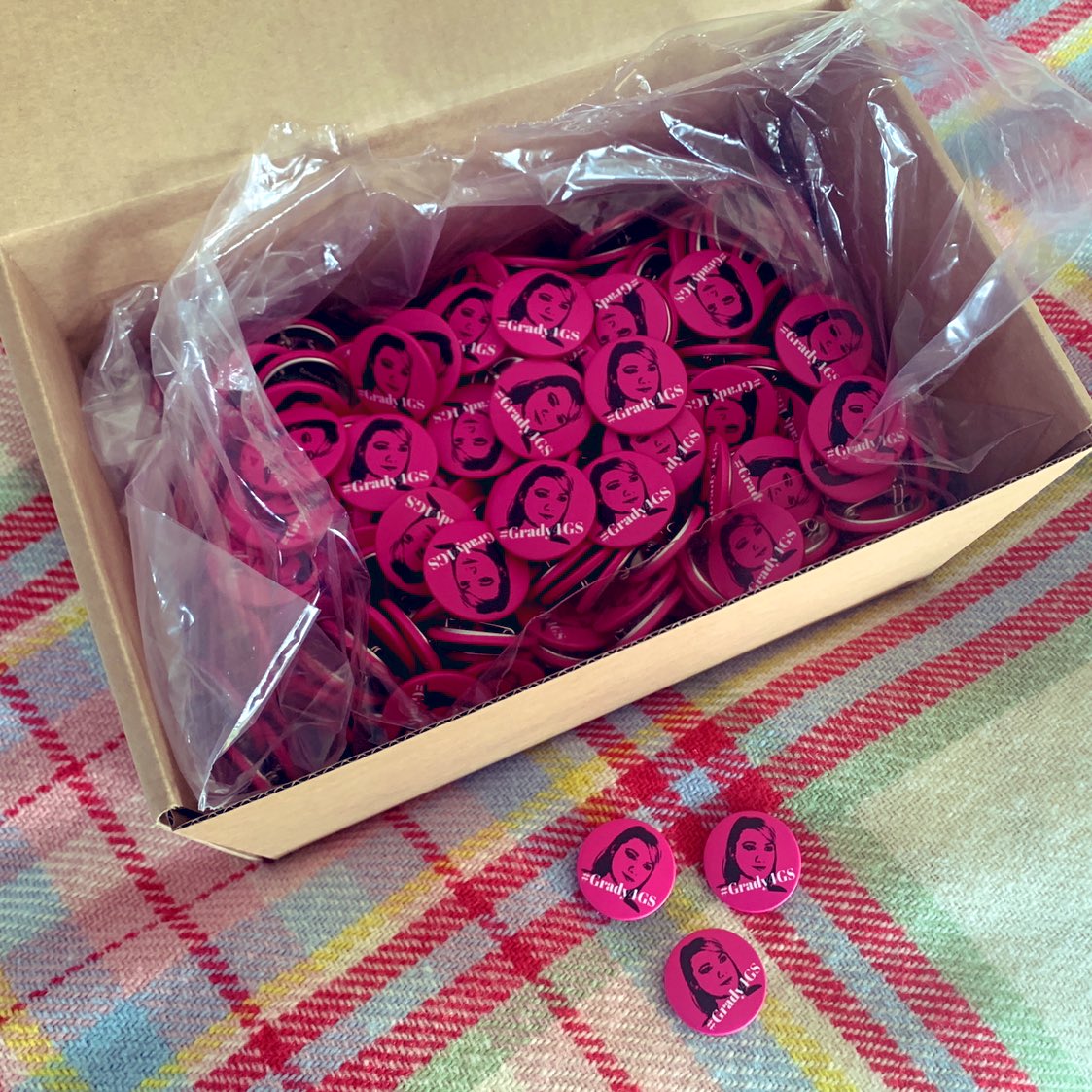 DrJoGrady's tweet photo. Who wants a badge? 🦡⚡️🦡⚡️🦡

#Grady4GS https://t.co/PJRoQtYr3z