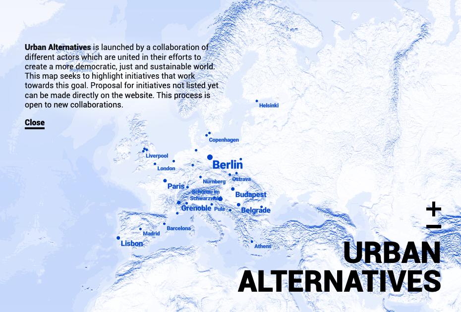 ComUnityLab's tweet photo. MAPS | URBAN ALTERNATIVES

Do you know already "Urban Alternatives"?
This collaborative/interactive map acts as a participative platform and a communication tool to work on transnational alliances of local actors and initiatives. Explore it! https://t.co/cFo0H55u03

#mapping https://t.co/XOLzDwh50R