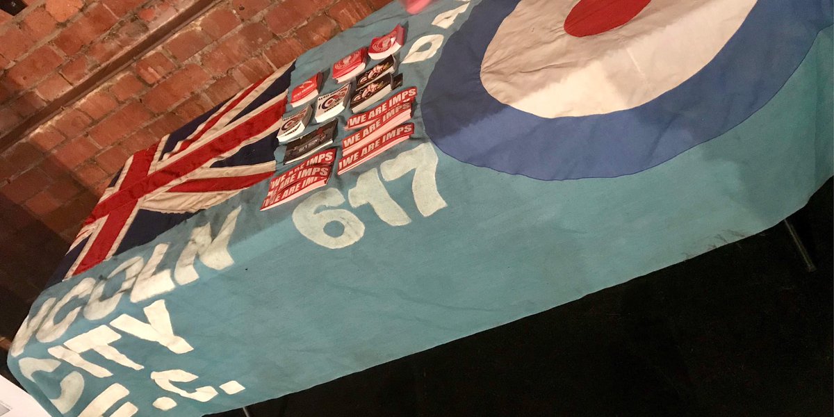 LadyImps's tweet photo. So pleased @LCFC617Squadron and @RAFBBMF could join us for #CvC2
Thank you @B8tor for the crew signed posters donated to @LCFCFoundation @sophiejourney1 @LinkageCT 😍
Now looking forward to what will no doubt be an awesome display by 617 a week Saturday! 🔴⚪️🔴
#ImpsAsOne https://t.co/cfapKNdfFr