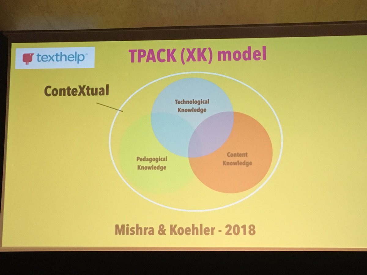 MsHansenTweets's tweet photo. Excited about @87History’s reflection on integrating contextual barriers/opportunities and cognitive knowledge development with pedagogy, tech and content understanding as educators #TexthelpDubai https://t.co/3ZUtTgCm4b