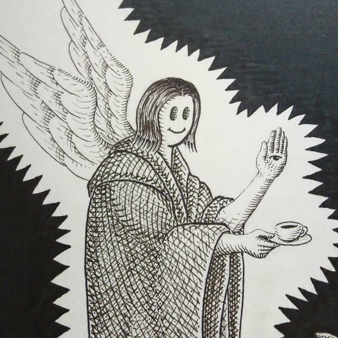 tim_illustrator's tweet photo. Coffee? Hell yes! Yes Lawd! God damn right! 👽☕👌
.
#illustration #inking #drawing #art #linework #blackandwhite #blackwork #blackworknow #crosshatching #copic #surrealism #yeslawd #cartoon #lol #lowbrow #coffee #specialtycoffee https://t.co/W9ZlvxWeWD