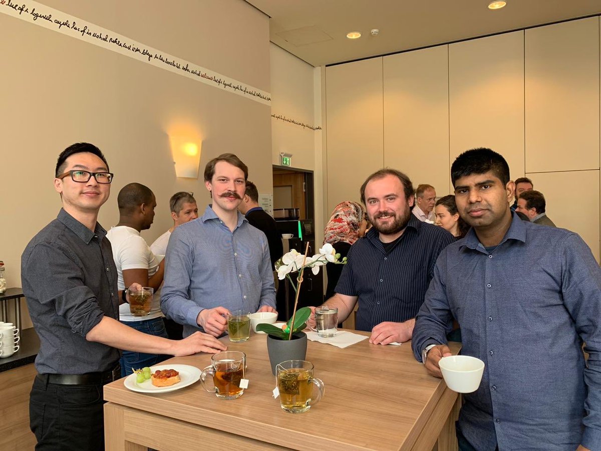 ChingChungHuang's tweet photo. A great week in #Darmstadt for the #MSCA #ELENAeu 3rd TTS. Much appreciated to @ZEISS_Group for hosting and introducing the impressive production line of #EUV and DUV optical lenses. All ESRs also did a brilliant job on progress presentations. Next stop: 2nd ELENA Conference! https://t.co/tHRhWp67Z0
