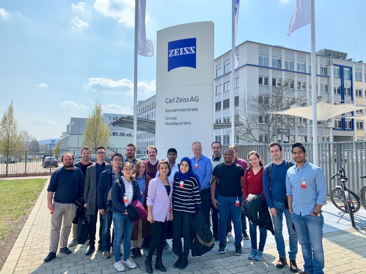 ChingChungHuang's tweet photo. A great week in #Darmstadt for the #MSCA #ELENAeu 3rd TTS. Much appreciated to @ZEISS_Group for hosting and introducing the impressive production line of #EUV and DUV optical lenses. All ESRs also did a brilliant job on progress presentations. Next stop: 2nd ELENA Conference! https://t.co/tHRhWp67Z0