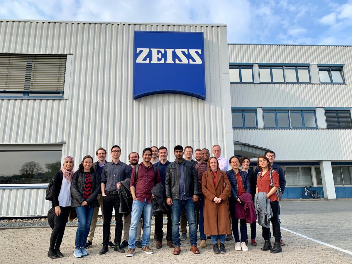 ChingChungHuang's tweet photo. A great week in #Darmstadt for the #MSCA #ELENAeu 3rd TTS. Much appreciated to @ZEISS_Group for hosting and introducing the impressive production line of #EUV and DUV optical lenses. All ESRs also did a brilliant job on progress presentations. Next stop: 2nd ELENA Conference! https://t.co/tHRhWp67Z0