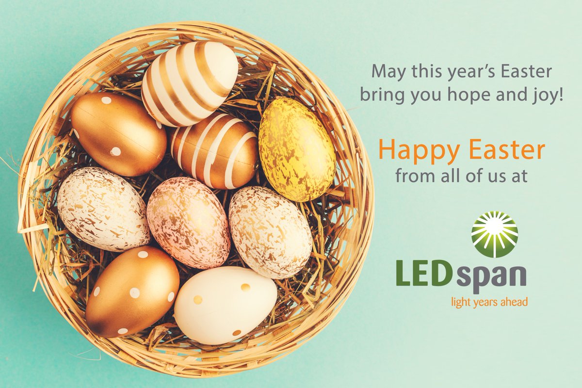 LEDspan's tweet photo. @LEDspan wishes you all the best this Easter #LEDspan #LEDlighting https://t.co/YzO3pCzBi7
