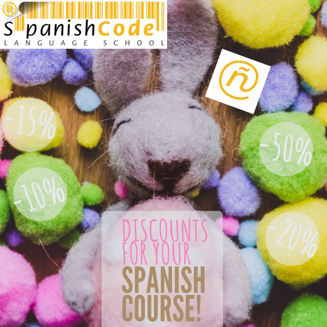SpanishCode's tweet image. Now is the time while looking for Easter eggs to also find a friend to learn Spanish with from home. You and your friend will get many special benefits and discounts. Don’t miss this opportunity, available only for the next few days! 🐰🐣🌷🖥️🤳👫👭👬🇪🇸🌏✨#Spanishonline #Enjoy