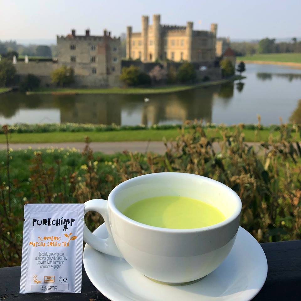 LC_SportsFest's tweet photo. Starting our day with a Turmeric Matcha Green Tea, courtesy of @PureChimp! Find a sachet in your finishers goodie bag! #matchatea #antioxidants ☕️ https://t.co/sHpoYL7bVE