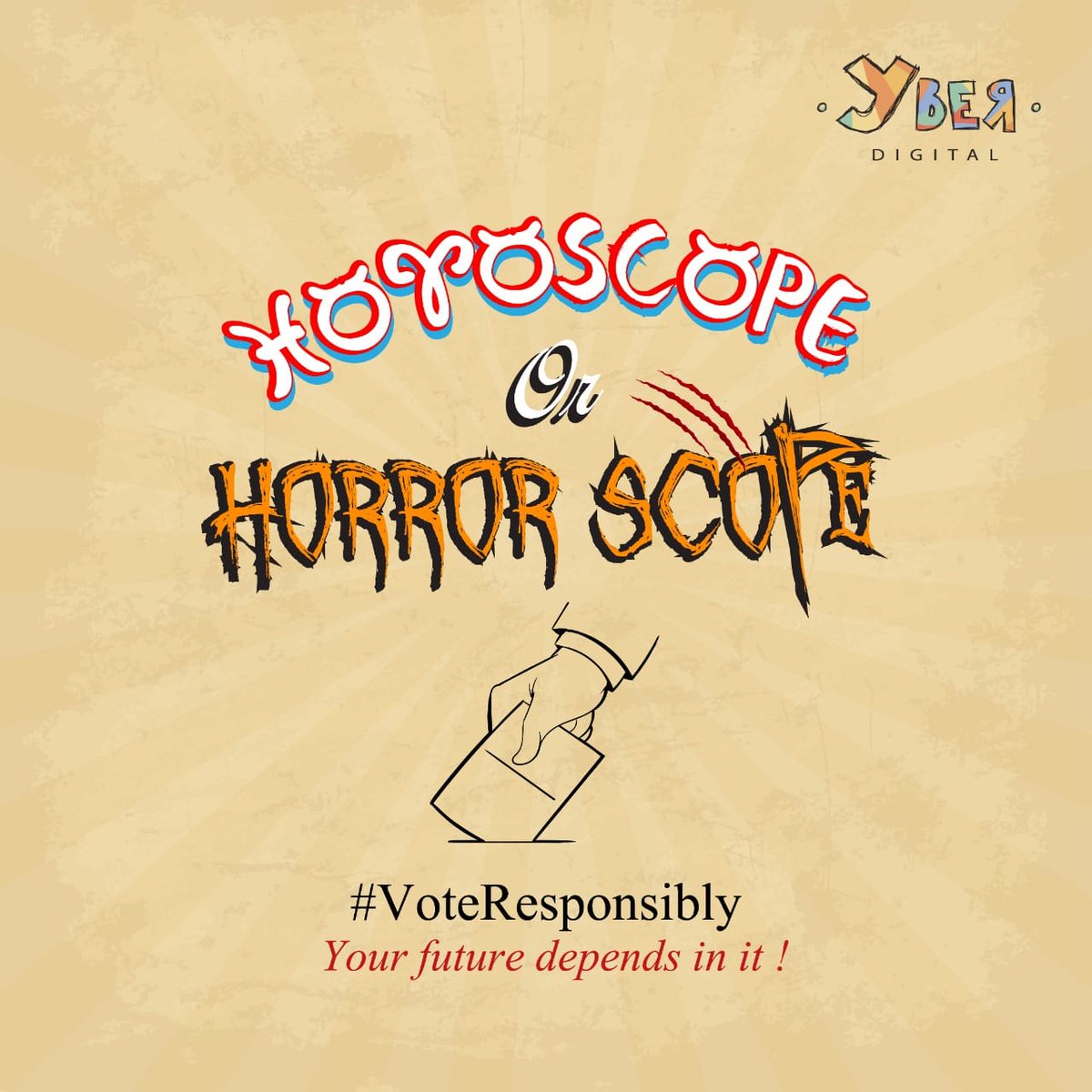 yberdigital's tweet photo. Vote Responsibly!

#GoVote #VoteForIndia #IndiaElections2019 #LokSabhaElections2019 #NonStopDemocracy #EveryVoteCount https://t.co/JIkKELytWH