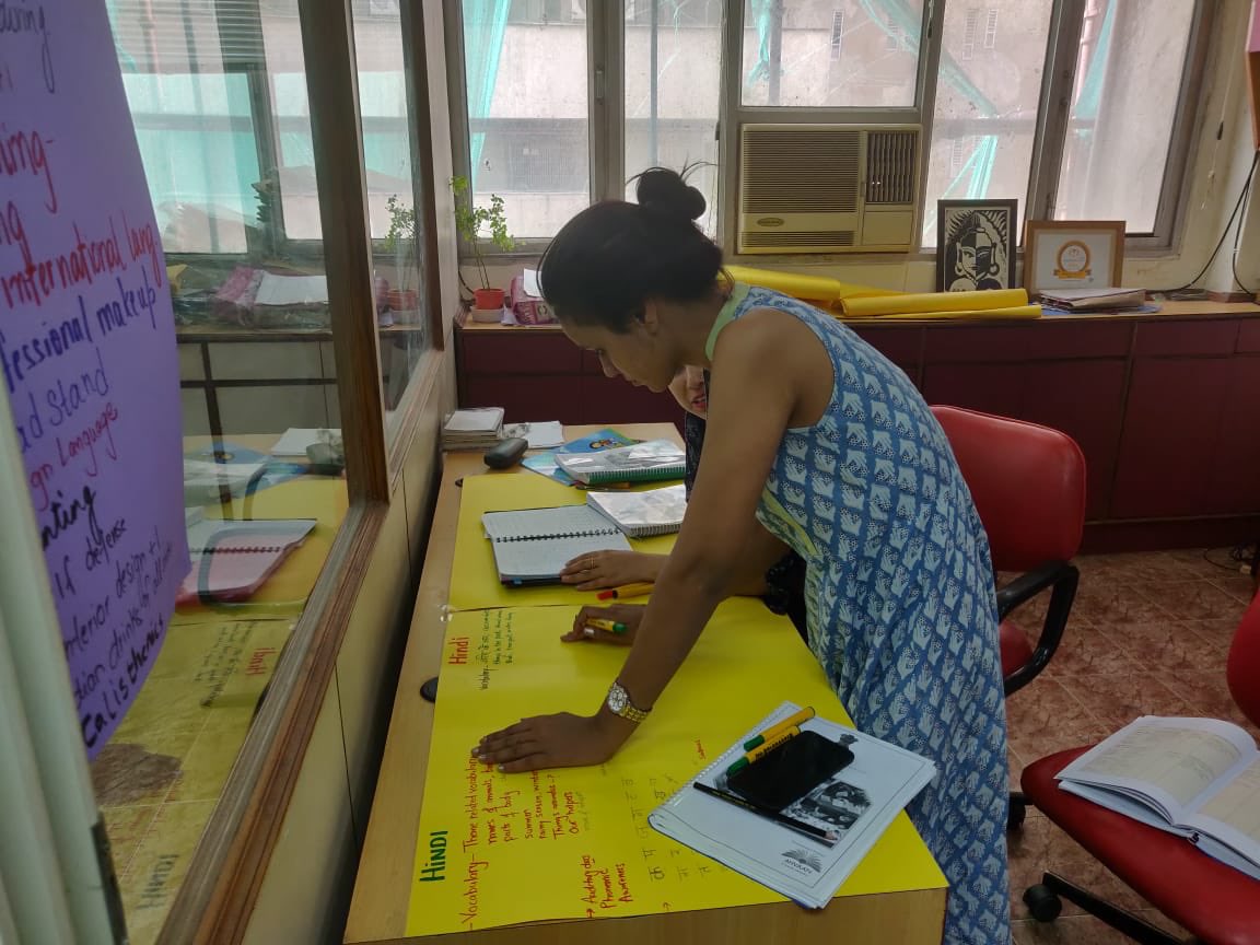 Lalita at the Ahvaan office. Our schedule for #SummerVacations is ready!