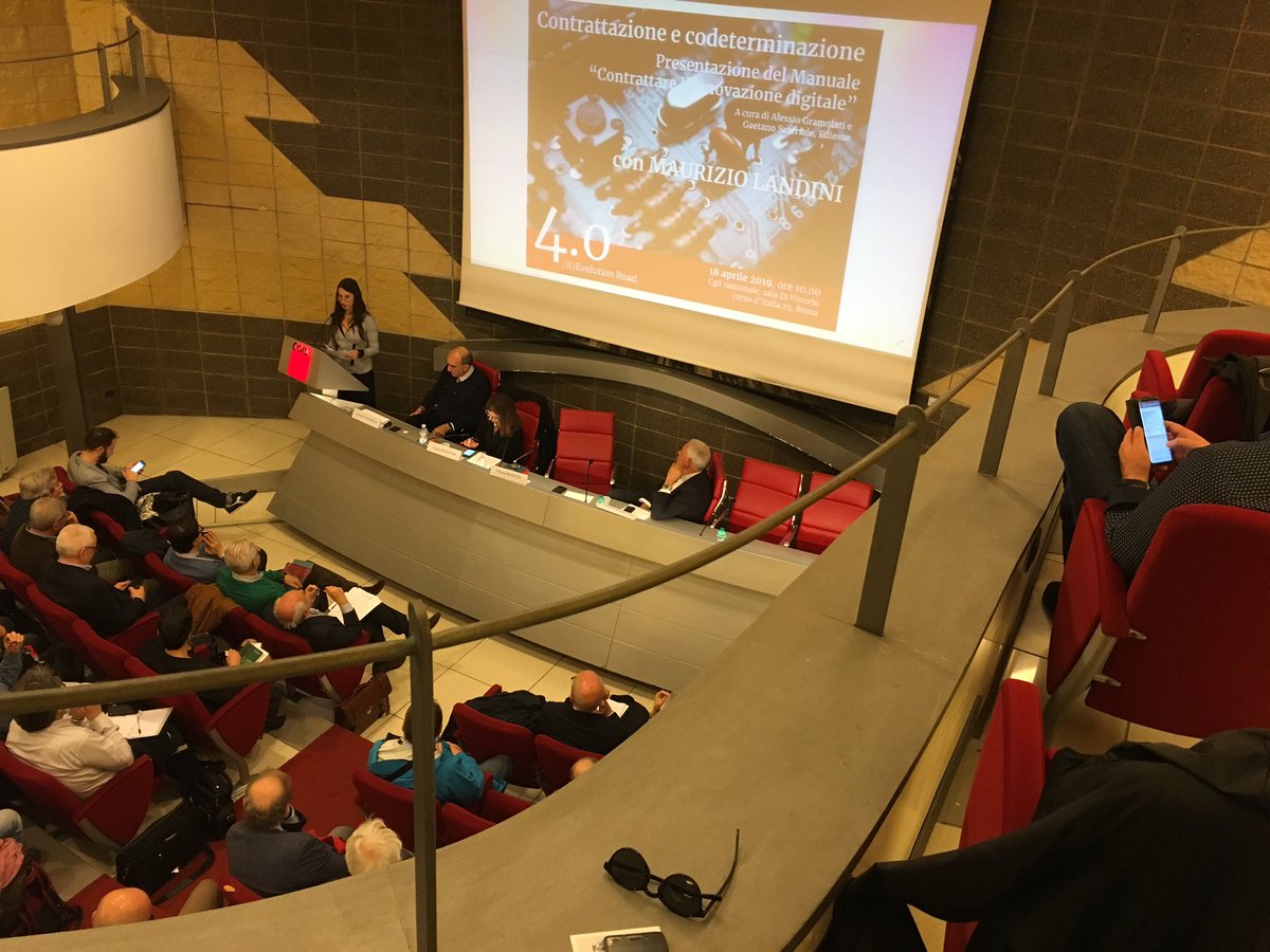 Chiara Mancini “La rivoluzione digitale andrebbe considerata una grande #opportunità . Il #sindacato ha il dovere di esserci e governarla”
#18aprile 
#Contrattarelinnovazione