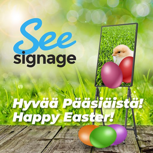 SeeSignage's tweet photo. Happy Easter! Wishes from SeeSignage team!
.
.
.
#digitalsignage #Marketing #seesignage #easter https://t.co/KYeMv5BFEl