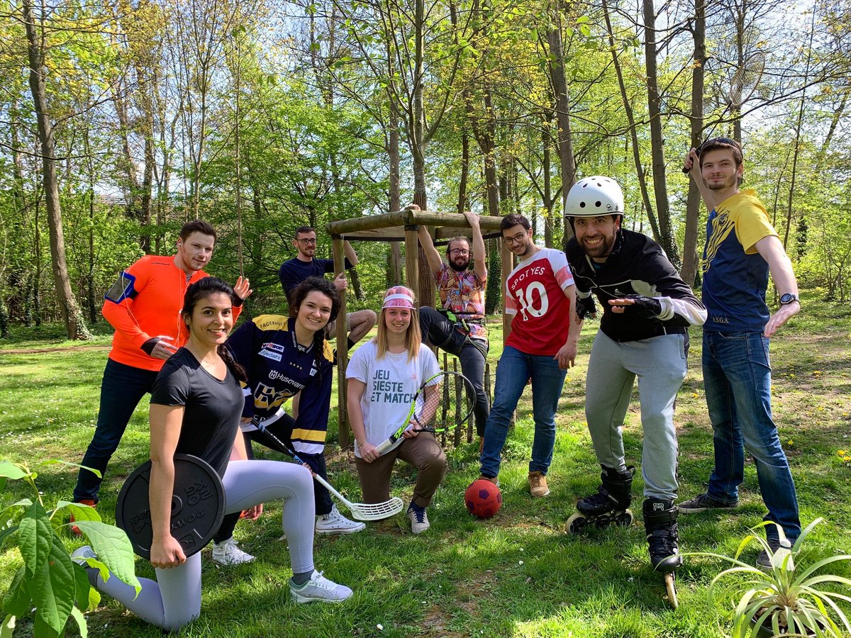 SpotLightCCS's tweet photo. 🇫🇷 La SpotTeam toujours active! 💪
Avec l'arrivée des beaux jours ☀ il est temps de prendre l'air et se dépenser 🏃 , chacun dans leurs domaines, les SportLighters profitent de ces lueurs printanières ! 🌸
#sorrytodisrupt #startuplife https://t.co/hKwHF8L3zA
