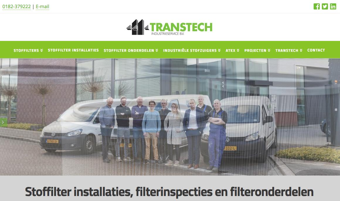 Case: Transtech Industrieservice. Voor het industriële bedrijf uit Moordrecht gespecialiseerd in stoffilter installaties heb ik de nieuwe website gerealiseerd. Bekijk de case hier mennobouma.com/portfolio-item… #transtech
