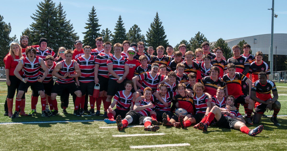 First ever action for ADHS Boys Rugby yesterday at the Carleton tourney - opening win over Bayside and tight losses to Gloucester (<a href="/Gatorrugby1/">Gator Rugby</a>) and Ridgemont.  Special mention to <a href="/Bayside_RFC/">Bayside RFC</a> for their sportsmanship to gather for a collective photo after our first ever match.