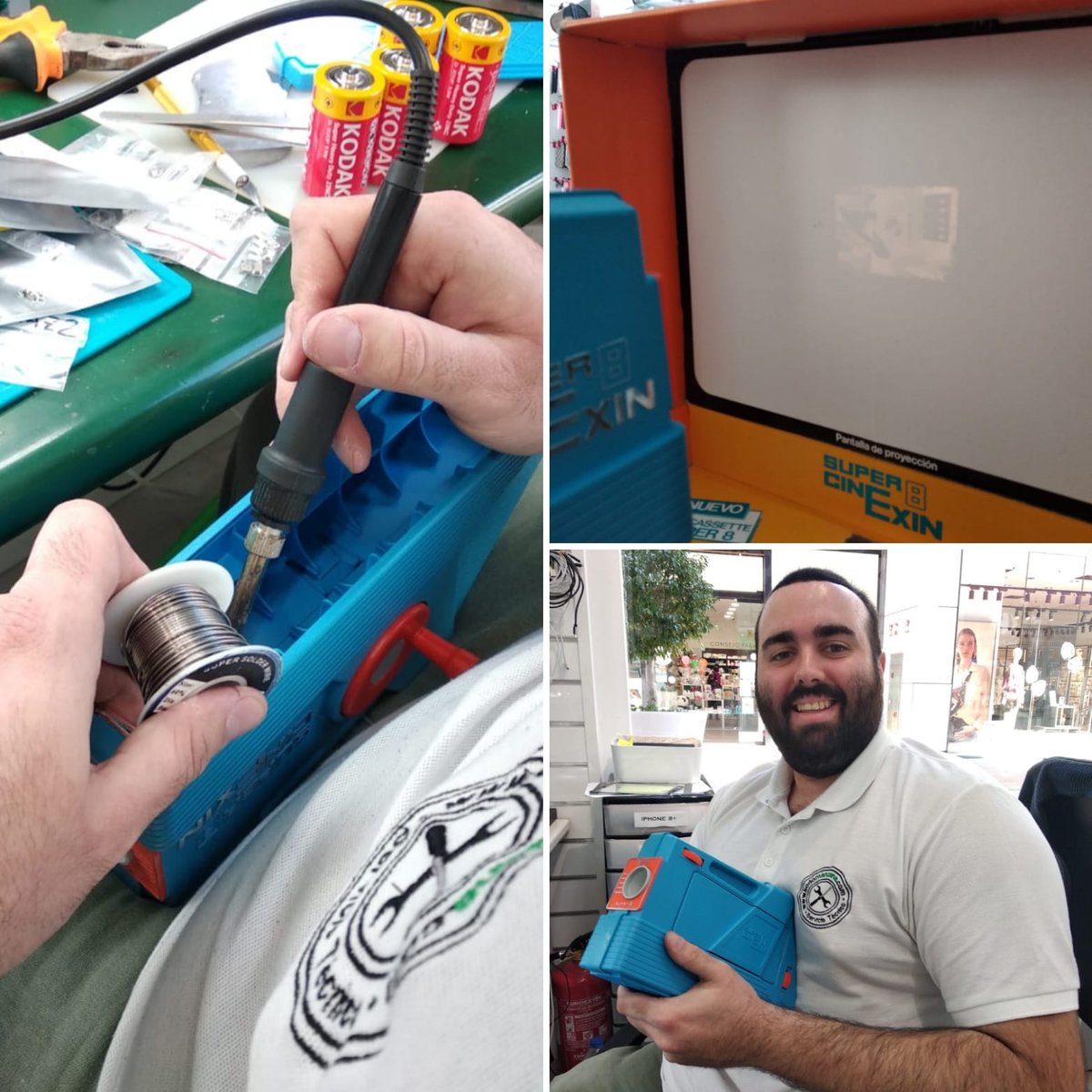 🎥 Hemos reparado un proyector Super 8 Cinexem #Disney de los años 80
Y ha quedado genial 😉👍
¡En #Todomanzana lo reparamos todo! 

#retro #loreparamostodo #malaga