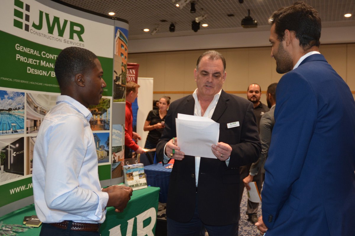FIU_MossSchool's tweet photo. TBT! Thank you, JWR Construction for participating in this year's Spring 2019 Career Expo #FIU #FIUMOSS #Spring2019CareerExpo #ConstructionManagement #HireFIU https://t.co/ccfHsviL6k