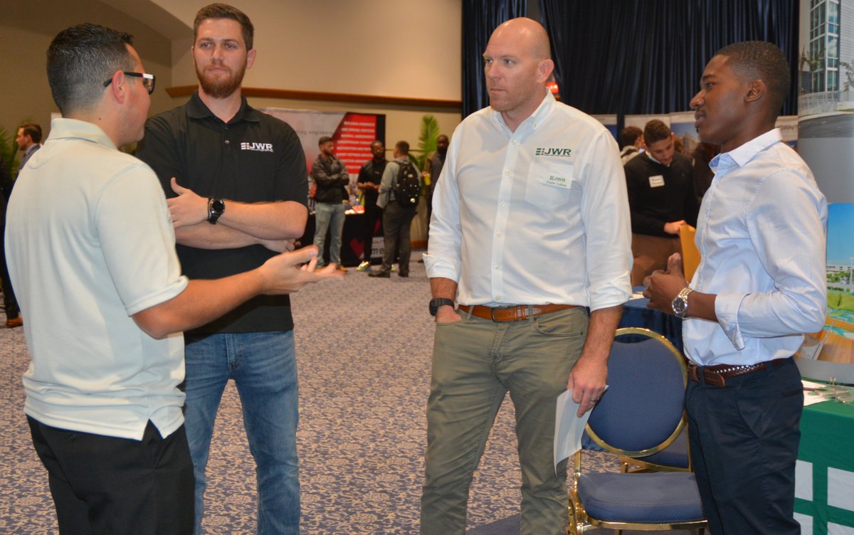 TBT! Thank you, JWR Construction for participating in this year's Spring 2019 Career Expo #FIU #FIUMOSS #Spring2019CareerExpo #ConstructionManagement #HireFIU