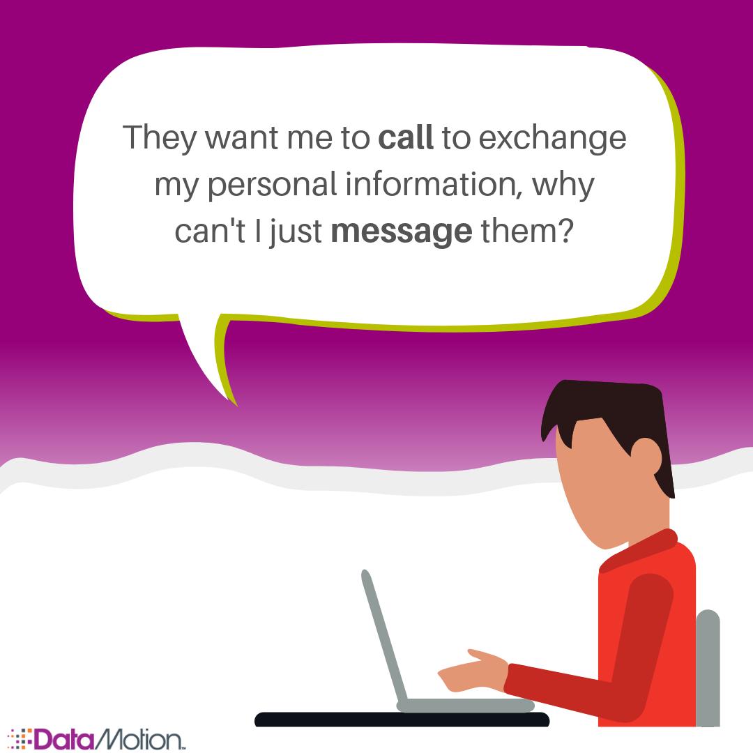 DataMotion's tweet photo. With our Secure Message Center, every message and file exchanged is encrypted, logged, and tracked using a "trust no-one" design. Visit the link to learn more about our solution now: https://t.co/doQC7au2kx
#SecureMessage #DataPrivacy #SecureEmail #Compliance https://t.co/7Wy7M6ZArL