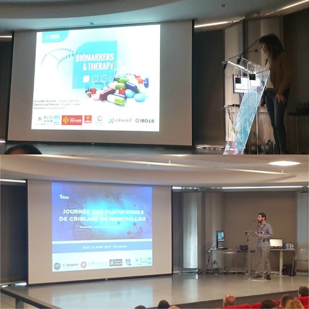 ISITE_UM's tweet photo. La Key Initiative @IsiteMUSE Biomarker&Therapy présente à la journée des plateformes de criblage de Montpellier avec #SynBio3 #BioCampus @cemipai : créer un réseau, présenter l'offre de criblage et les actions de la KIM à la communauté scientifique https://t.co/OgtmT9qP84 https://t.co/6D93nilBMm