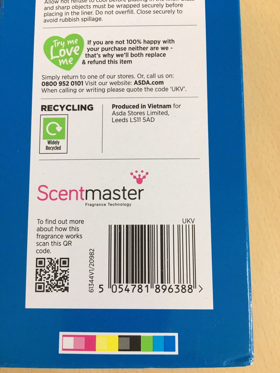 Addmaster's tweet photo. These #scented #binliners from @Asda really stop #nastysmells from your rubbish bin #freshsmell #scentmaster #odorneutralizer #kitchen #cleaninghacks #cleaningproducts  Check out the clip to see how it works 

https://t.co/lrkH5D52cZ https://t.co/7dHiUfU82y