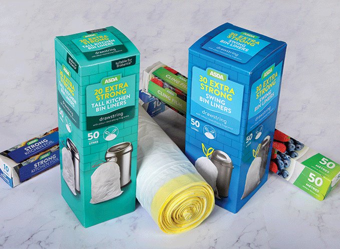 Addmaster's tweet photo. These #scented #binliners from @Asda really stop #nastysmells from your rubbish bin #freshsmell #scentmaster #odorneutralizer #kitchen #cleaninghacks #cleaningproducts  Check out the clip to see how it works 

https://t.co/lrkH5D52cZ https://t.co/7dHiUfU82y