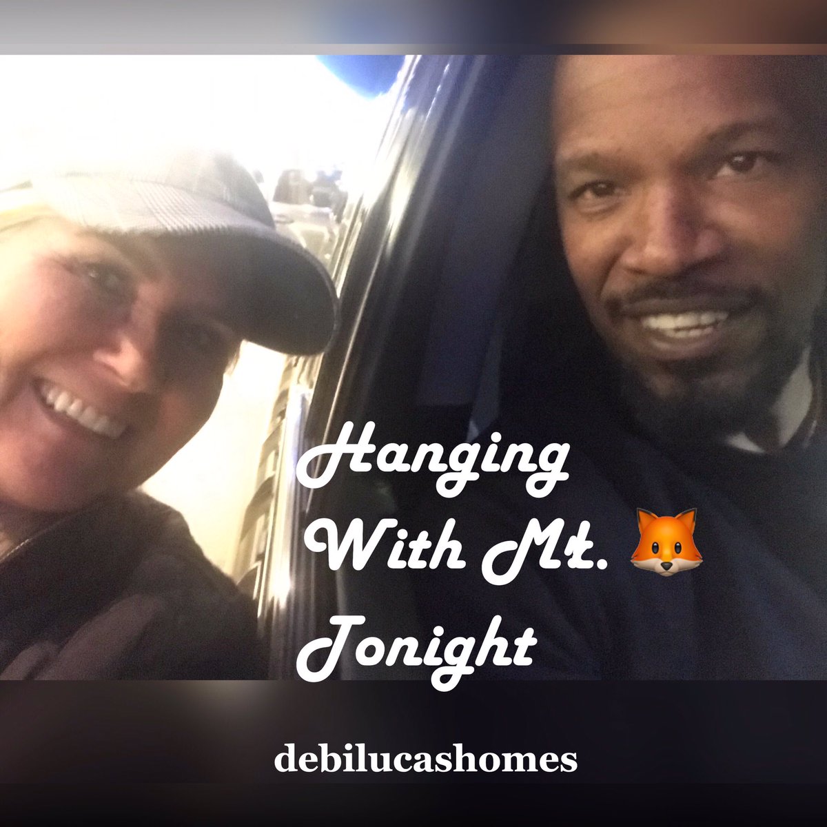 Dlucasrealtorny's tweet photo. Hanging with Mr 🦊 Fox Tuesday night! Great actor great singer all around genuine guy ⭐️⭐️⭐️⭐️⭐️ #debilucashomes #nyrealtor #nassau #queens #hsagent #fivestaragent #allthingsrealestate #findyournextcrib #listingagent #🦊🦊🦊🦊🦊 #🔥#jamiefox #greatactor #lifeisgood 😎 https://t.co/thm2qYqJD3