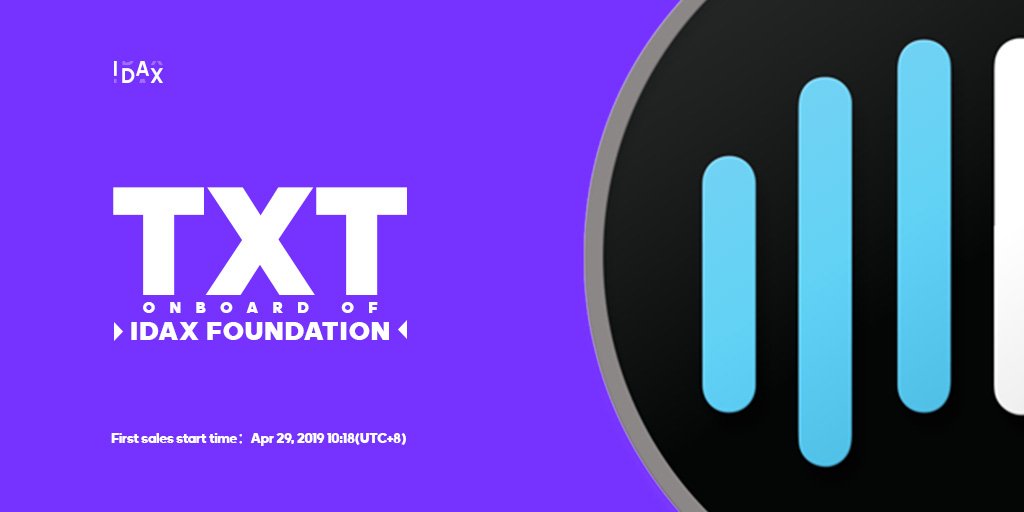 IDAX Foundation new project #TXT

First sales start time：Apr 29, 2019 10:18(UTC+8)

       end of sale: Apr 29, 2019 11:18 (UTC+8)
⤵️⤵️⤵️

idax.zendesk.com/hc/en-us/artic…